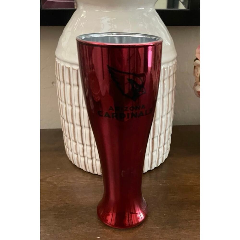 Arizona Cardinals NFL tall glass red Football